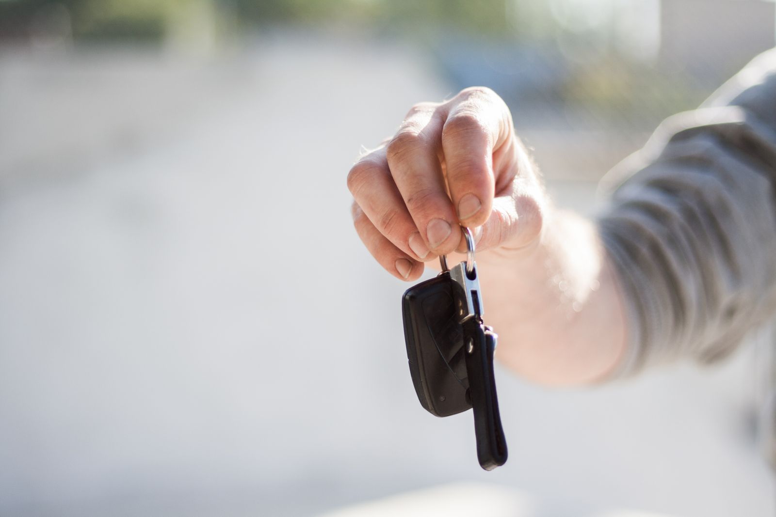 Handing keys back to a customer